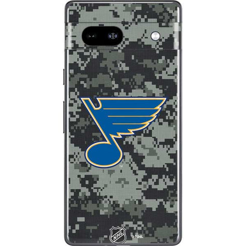 NHL St. Louis Blues Camo Google Pixel 7a Skin